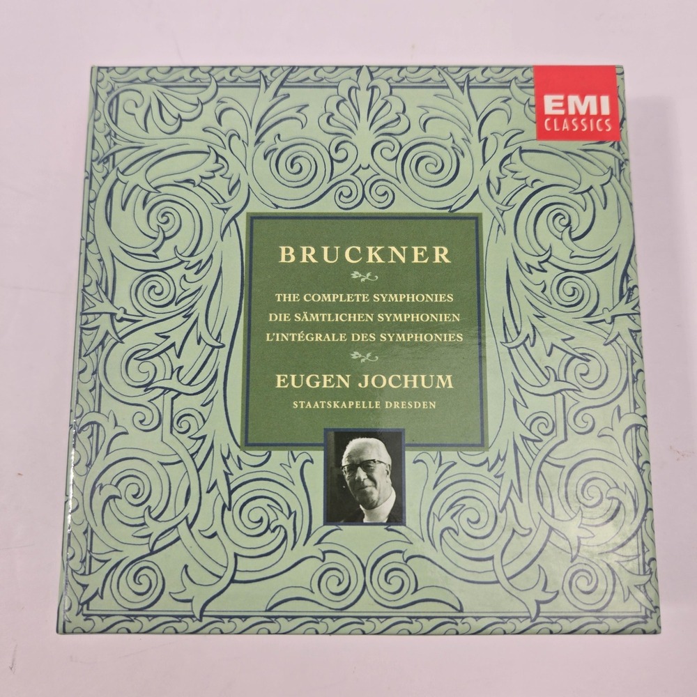 Bruckner Symphonies 1-9 Eugen Jochum Dresden 9 CD Box Set EMI Classics NM/EX